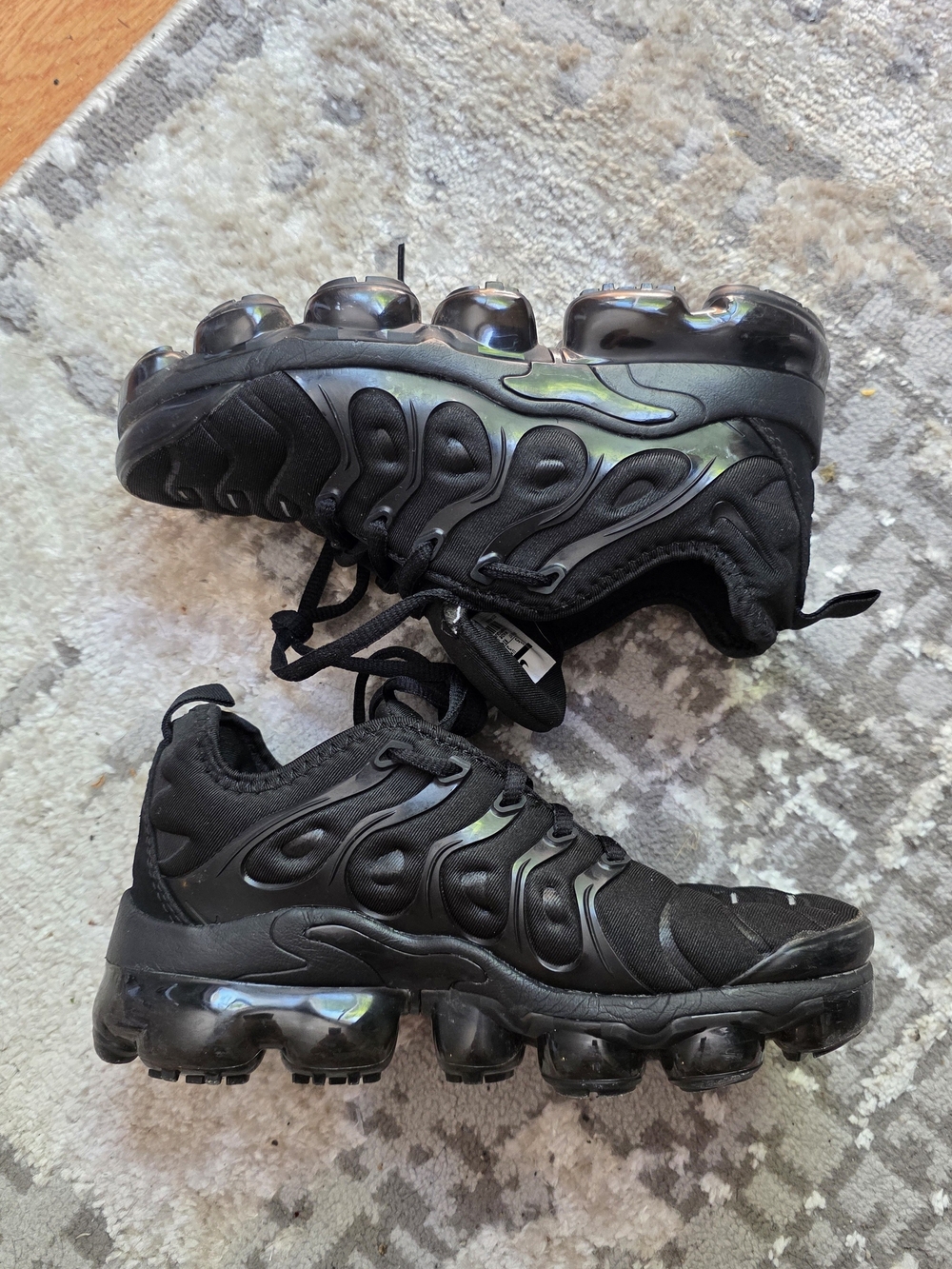 Nike Air VaporMax Plus "Triple Black" (924453-001) Fits 5.5 to 6 womens US